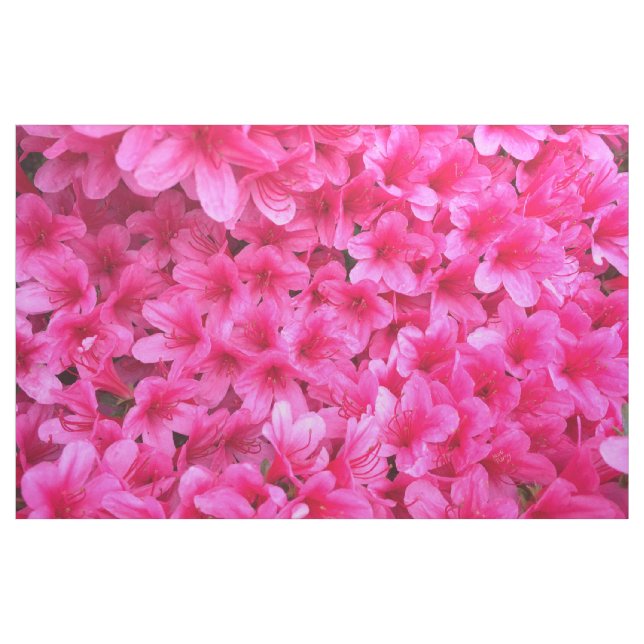 Tissu floral assez rose (Yard)