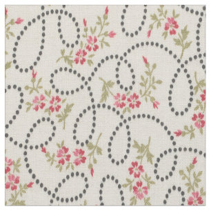 Tissu Floral aux points 1920