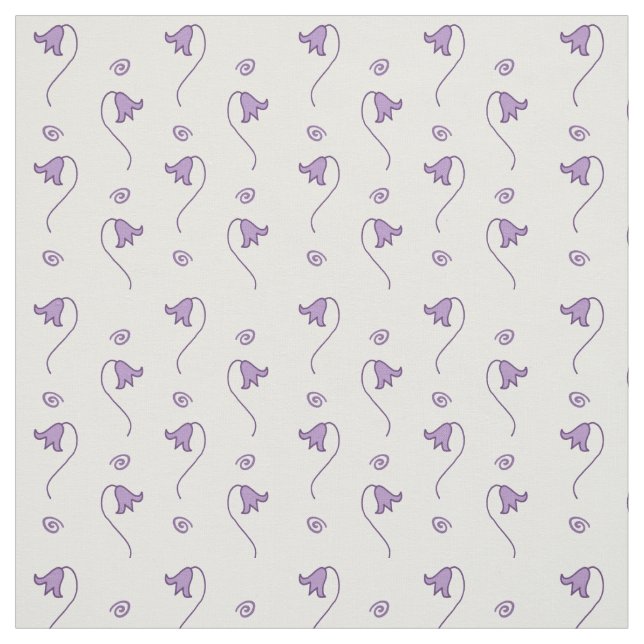 Tissu Floral Bells Motif (Échantillon)