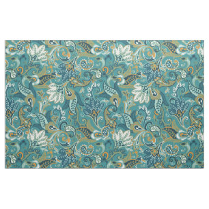 Tissu floral de Paisley