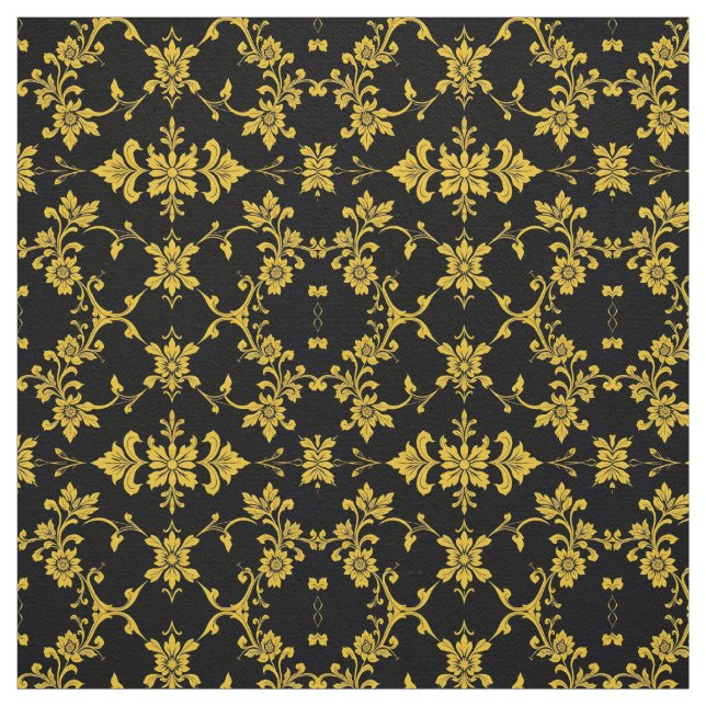 Tissu Floral Elegant Collection Moderne (Échantillon)