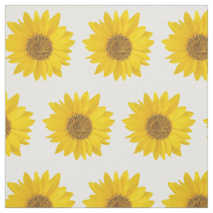 Tissu floral jaune clair