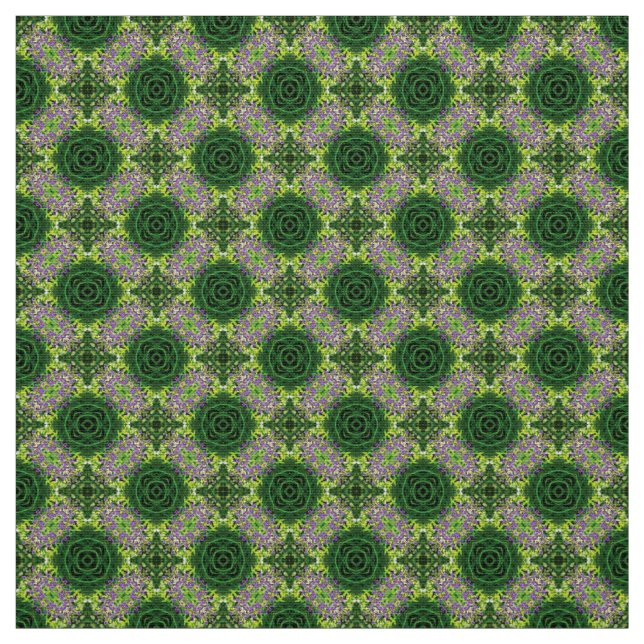 Tissu floral moderne Glitch2 (Échantillon)