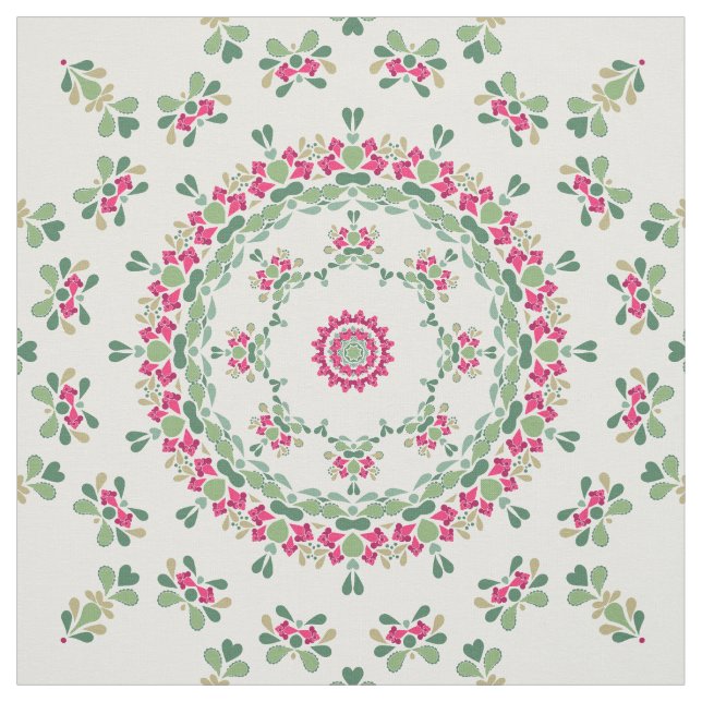 Tissu Floral ornament (Échantillon)