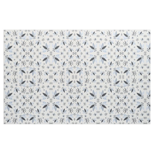 Tissu Flore d'entreprise cool (Fat Quarter)
