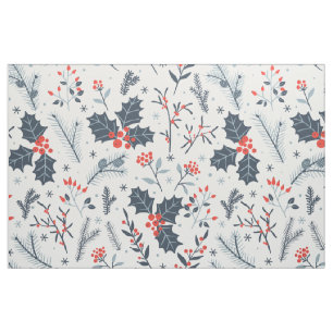 Tissu Flore hivernale