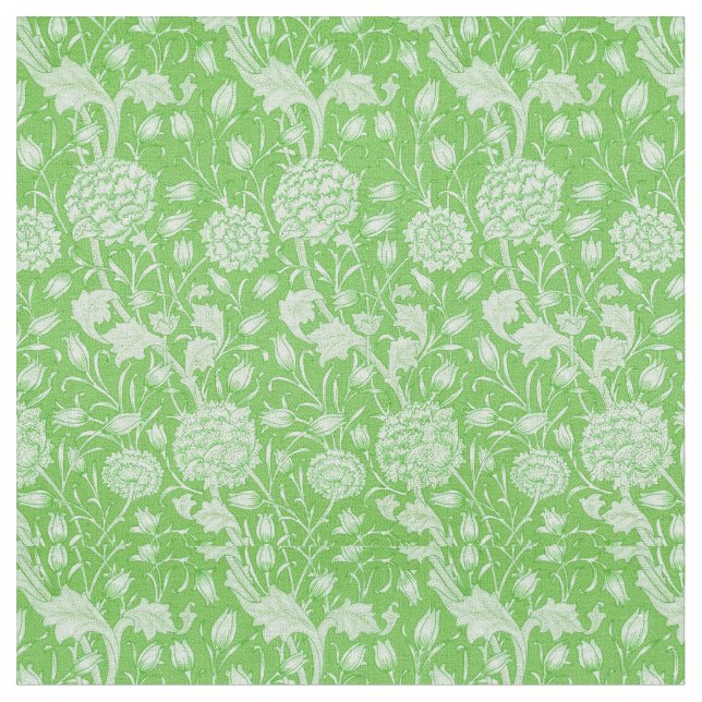 Tissu Flore verte (Fermer)