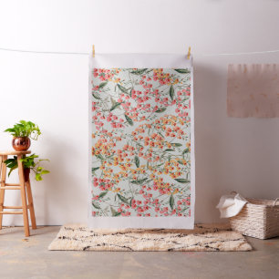 Tissu Flores botaniques florales Vintages à l'allure d'