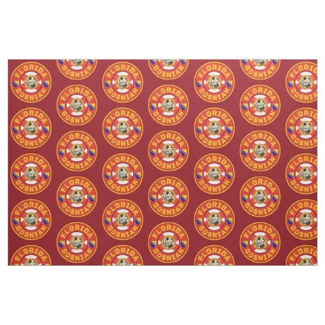 Tissu Floride Fabric américain bosniaque (Fat Quarter)