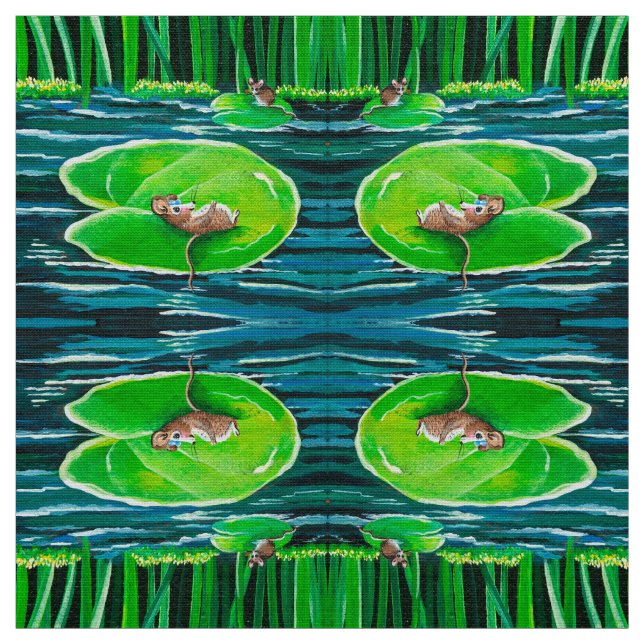 Tissu Flottant sur mon Lily Pad (Échantillon)