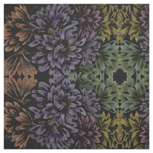 Tissu Flower Art Fabric Floral Art Linen Coton ou Poly