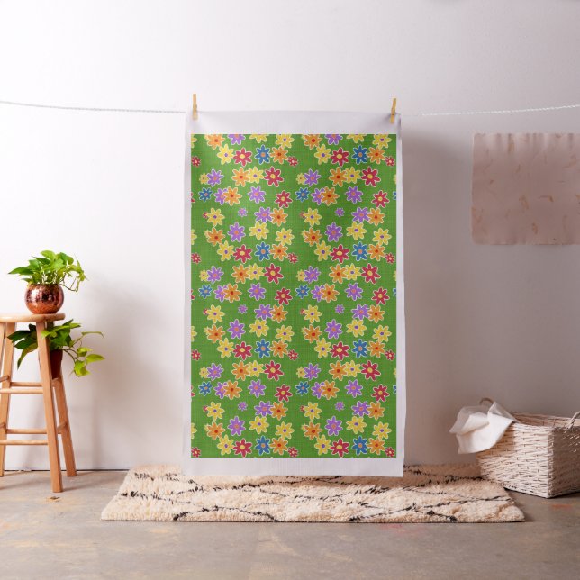 Tissu Flower Power Fabric Motif + vos idées (In Situ)