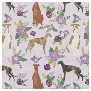 Tissu flûtes de verdure mauve