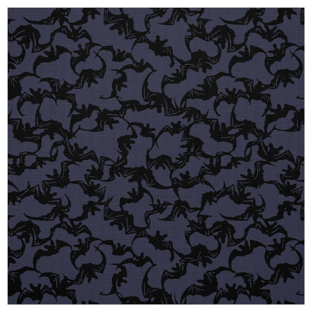 Tissu Flying Bats Vintage Japanese Stencil Pattern (Échantillon)
