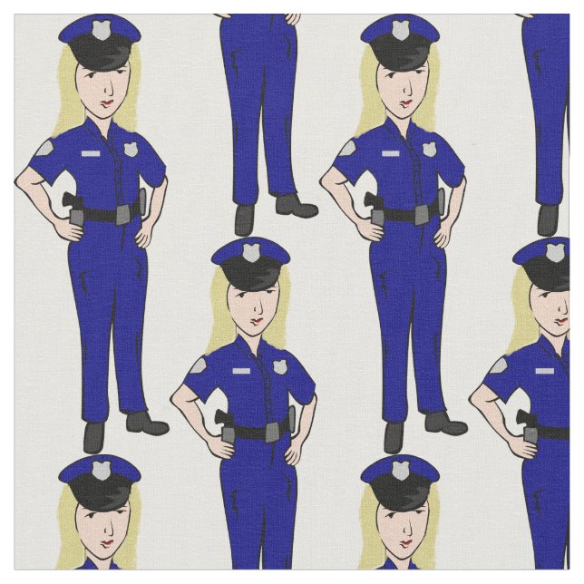 Tissu Fonctionnaire de police féminin (Fermer)