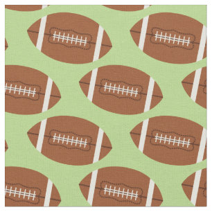 Tissu Football Balls Sports Pale Vert