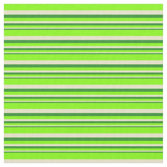 Tissu Forest Green, Pale Goldenrod et Chartreuse (Fermer)