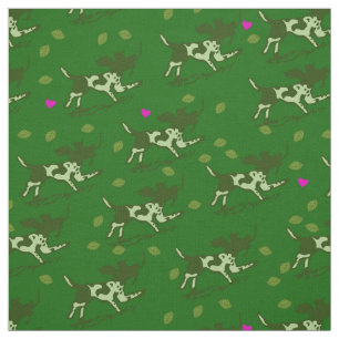 Tissu Forêt d'amour