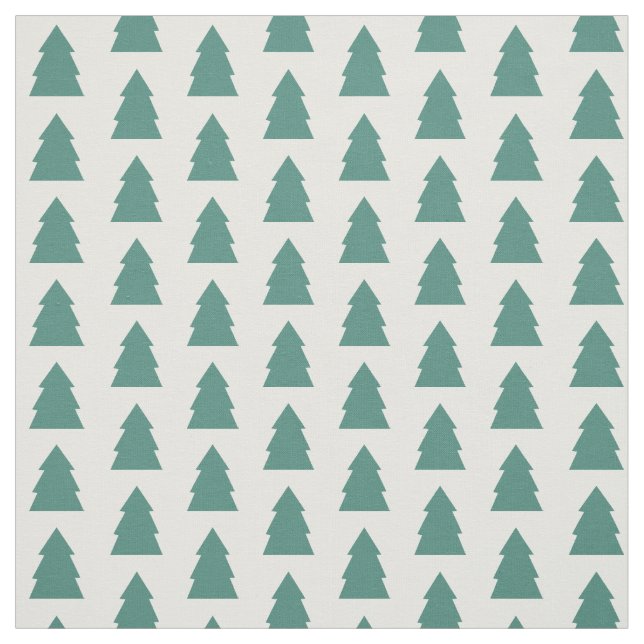 Tissu Forêt d'arbres de Noël (Échantillon)