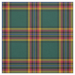 Tissu Forêt de Moran Tartan Plantation irlandaise verte