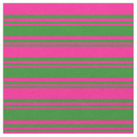 Forêt vert et profond rose rayures/lignes Motif