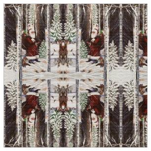 Tissu Forêt Visiteur 2 Fabric