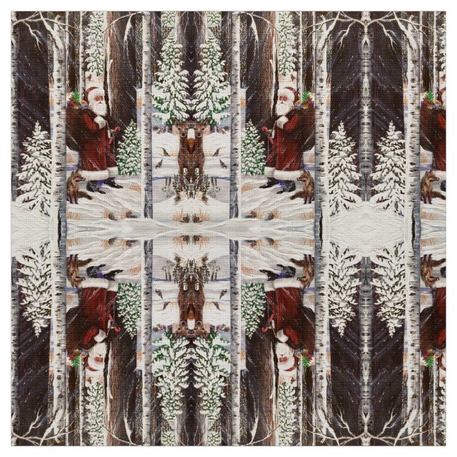 Tissu Forêt Visiteur 2 Fabric (Échantillon)