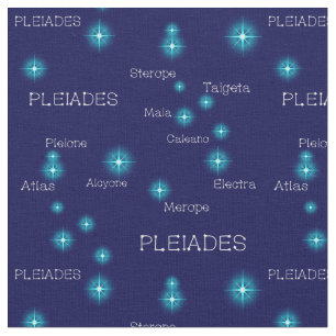Tissu Formation de l'hémisphère nord Pleiades Star