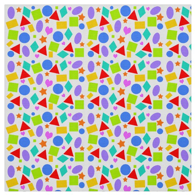 Tissu Formes et couleurs (Échantillon)