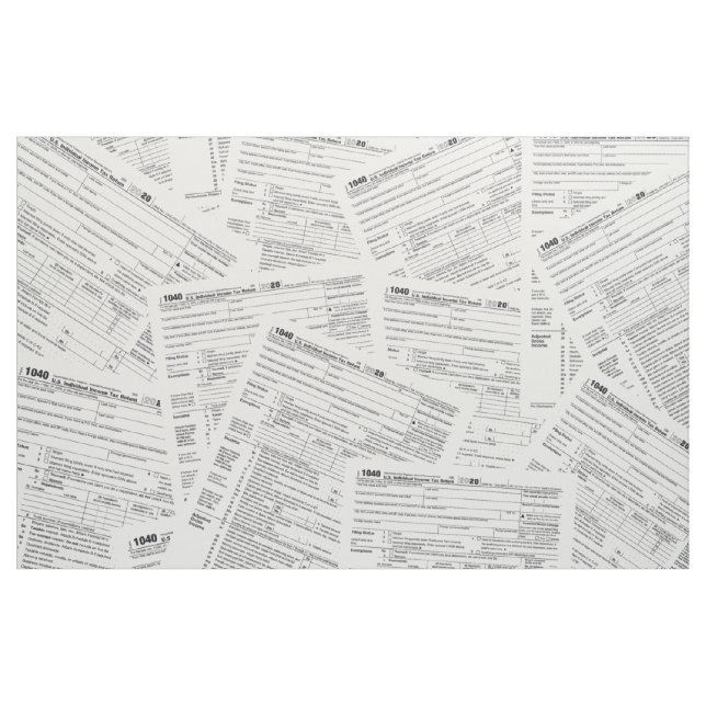Tissu Formulaires fiscaux 1040 (Yard)