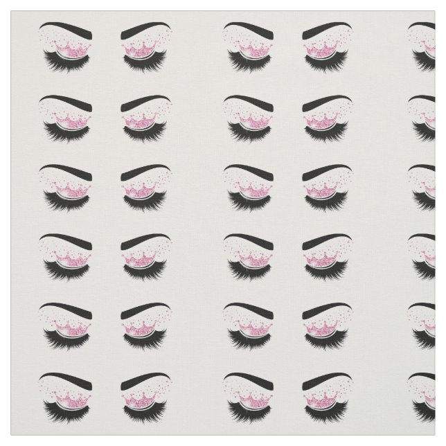 Tissu foudre la reine de longues cils avec les yeux de l (Échantillon)