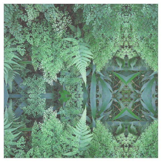 Tissu Fougères hawaïennes (Fermer)