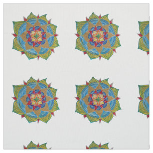 Tissu Fournitures d'artisanat Mandala Fabric
