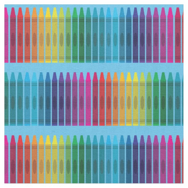 Tissu Fournitures scolaires crayons mignons enseignant (Fermer)