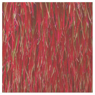 Tissu Fourrure rouge