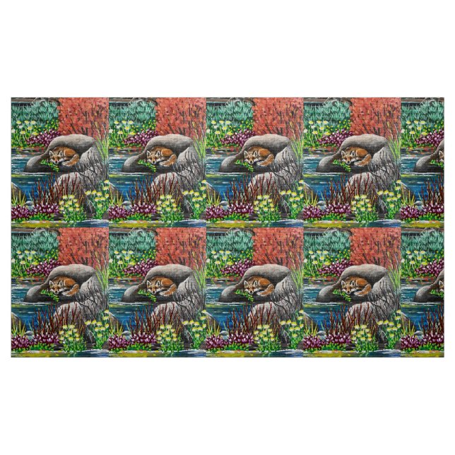 Tissu Fox Love 2 (Fat Quarter)