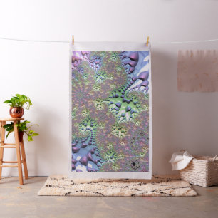 Tissu Fractale arc-en-ciel brillant