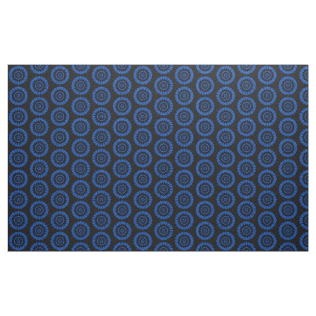 Tissu fractale bleue (Yard)