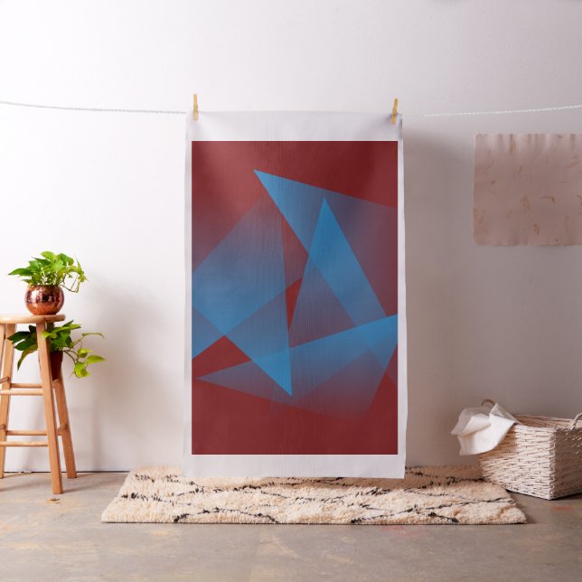 Tissu Fragments bleus flottants (In Situ)