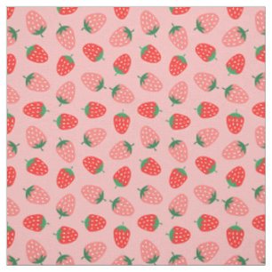 Tissu Fraise