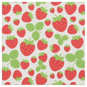 Tissu Fraises