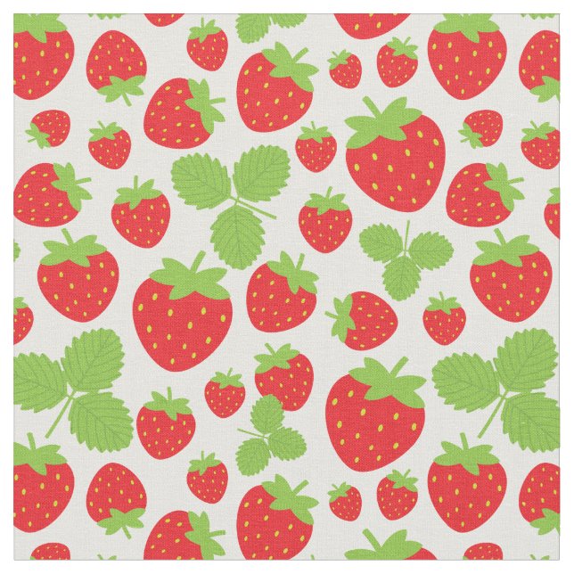 Tissu Fraises (Fermer)