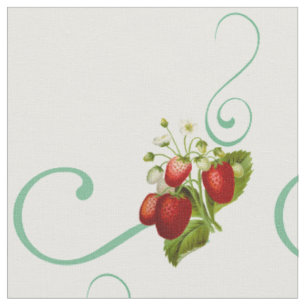 Tissu Fraises