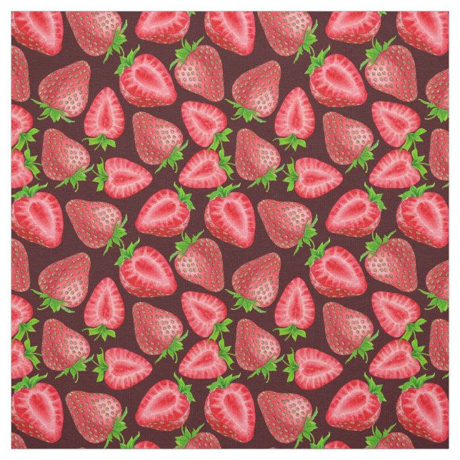 Tissu Fraises (Échantillon)