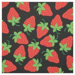 Tissu Fraises Fruits Cuisine pour enfants