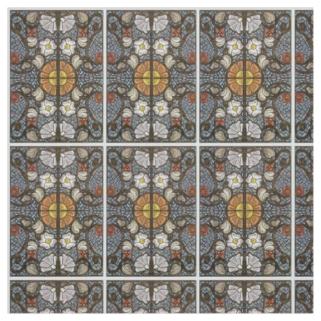Tissu Frank L style de Wright (Échantillon)