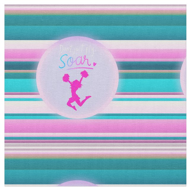 Tissu Frappe "Ne vous contentez pas de voler, de sauter" (Fermer)