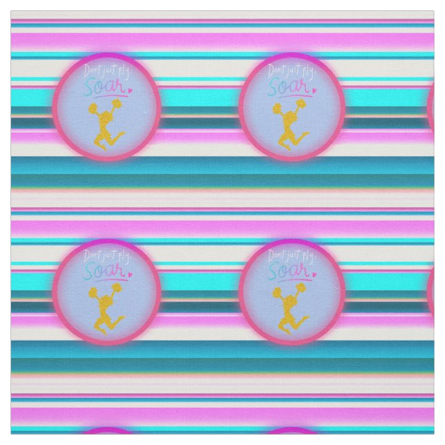 Tissu Frappe "Ne vous contentez pas de voler, de sauter" (Échantillon)