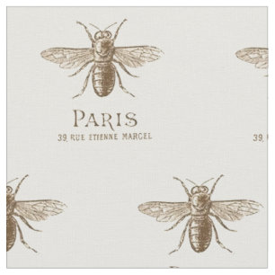 Tissu French Bee Paris Vintage