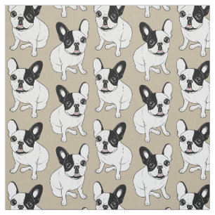 Tissu Frenchie pie Brindle à capuchon simple